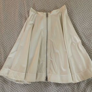 High waisted zipper skirt